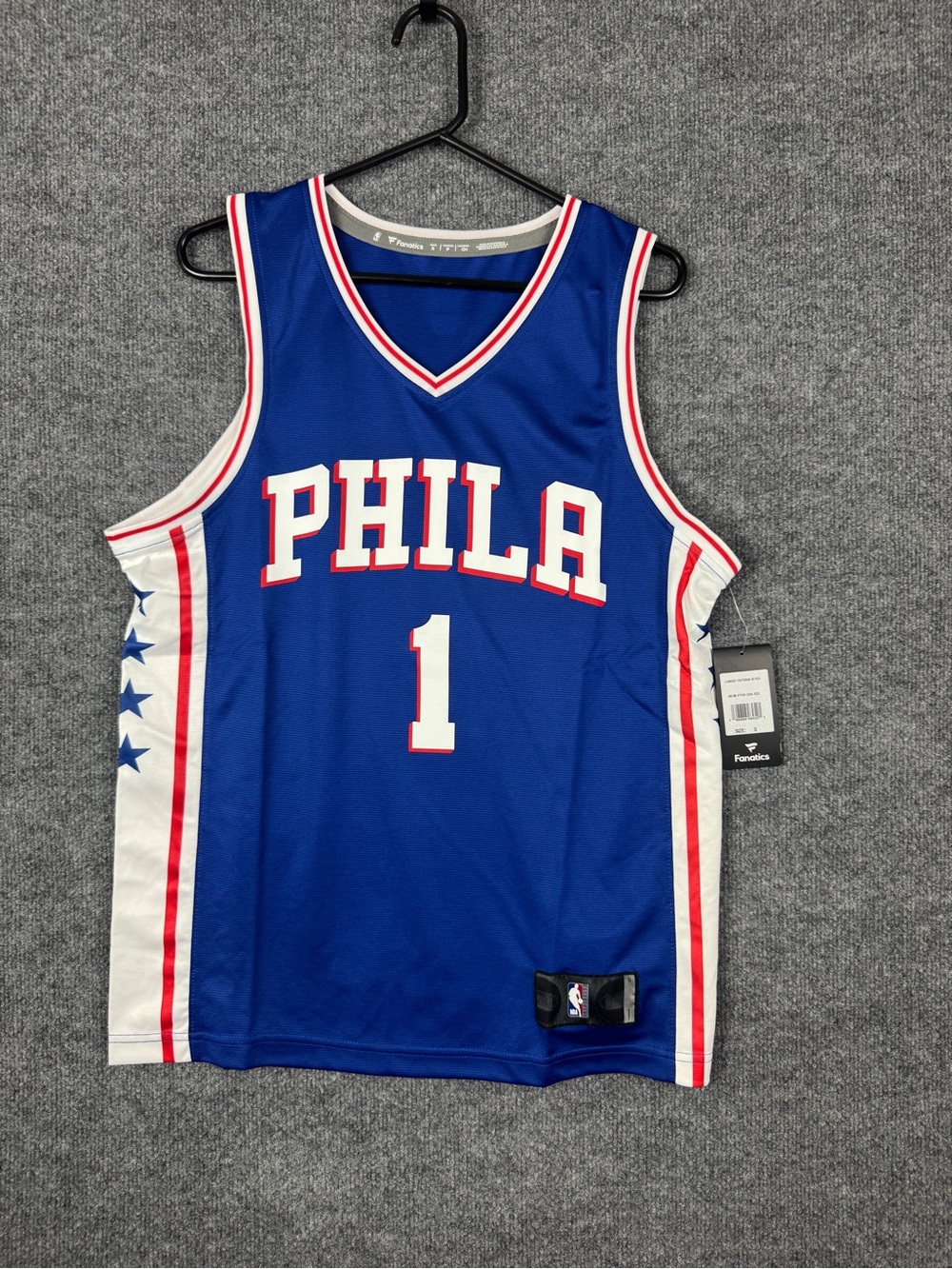 James Harden Philadelphia 76ers FastBreak Fanatics Jersey Men’s Small New